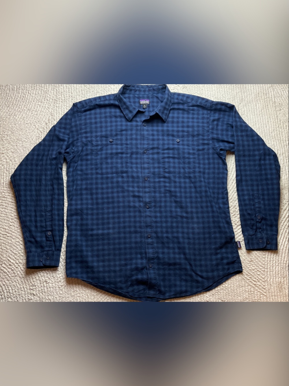 Patagonia Men's Long-Sleeved Pima Cotton Shirt Style #53837 Size X-Large Tall